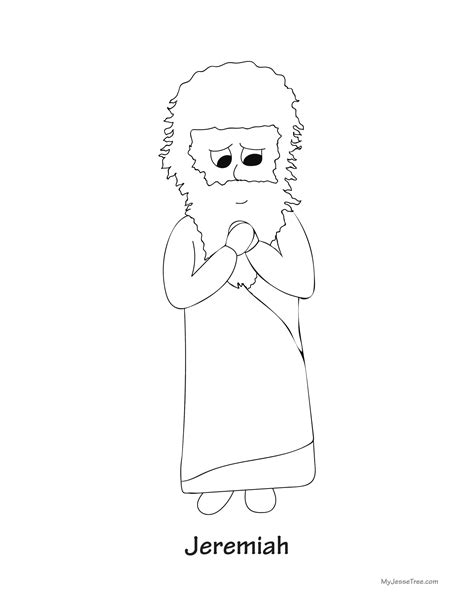 Printable Coloring Pages Of Jeremiah